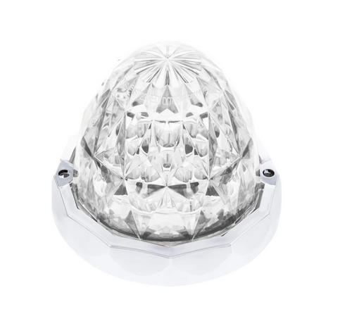 19 LED Dual Function Crystal Watermelon Light Kit With Bezel-Red LED/Clear Lens