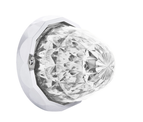19 LED Dual Function Crystal Watermelon Light Kit With Bezel-Red LED/Clear Lens