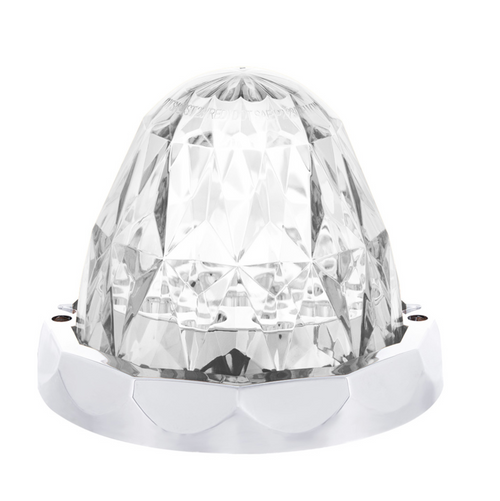 19 LED Dual Function Crystal Watermelon Light Kit With Bezel-Red LED/Clear Lens