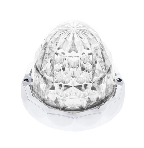 Double Fury 19 LED Dual Function Crystal Watermelon Light Kit With Bezel-Amber & Green LED/Clear Lens