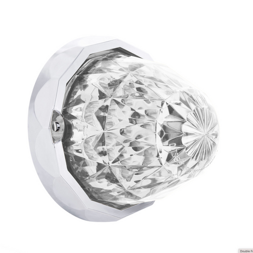 Double Fury 19 LED Dual Function Crystal Watermelon Light Kit With Bezel-Amber & Green LED/Clear Lens