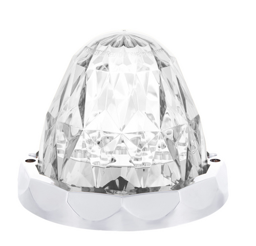 Double Fury 19 LED Dual Function Crystal Watermelon Light Kit With Bezel-Amber & Green LED/Clear Lens