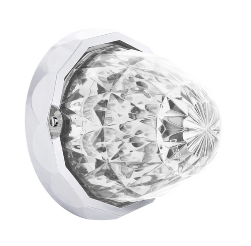 Double Fury 19 LED Dual Function Crystal Watermelon Light Kit With Bezel-Amber & Red LED/Clear Lens