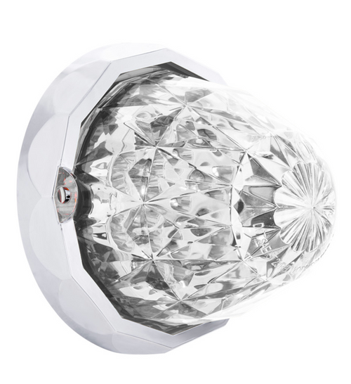 Double Fury 19 LED Dual Function Crystal Watermelon Light Kit With Bezel-Amber & White LED/Clear Lens