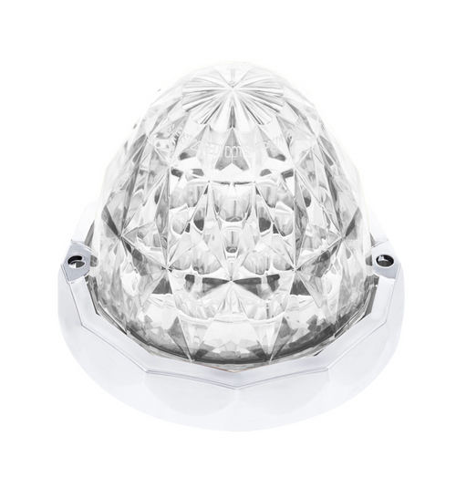 Double Fury 19 LED Dual Function Crystal Watermelon Light Kit With Bezel-Red & Blue LED/Clear Lens
