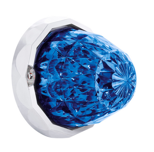 Double Fury 19 LED Dual Function Crystal Watermelon Light Kit With Bezel-Red & Blue LED/Clear Lens