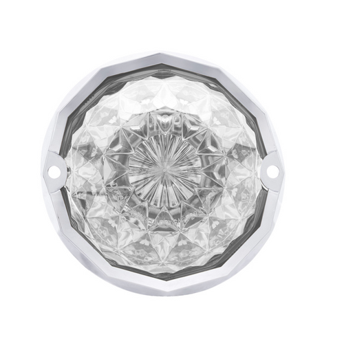 Double Fury 19 LED Dual Function Crystal Watermelon Light Kit With Bezel-Red & Blue LED/Clear Lens