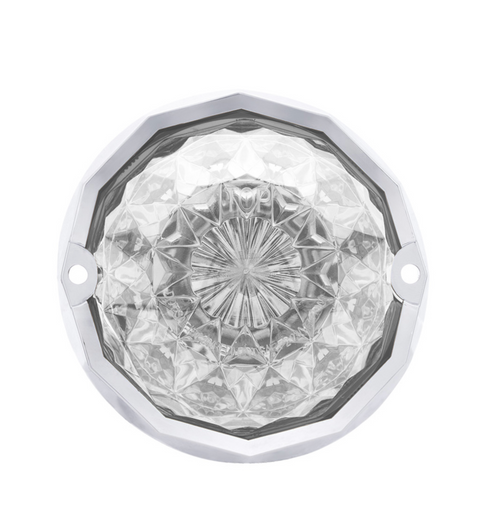 Double Fury 19 LED Dual Function Crystal Watermelon Light Kit With Bezel-Red & Green LED/Clear Lens