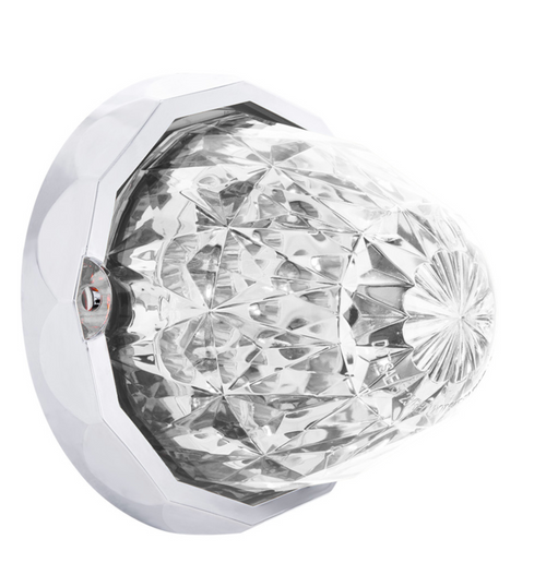 Double Fury 19 LED Dual Function Crystal Watermelon Light Kit With Bezel-Red & White LED/Clear Lens