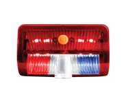 9 LED Interior Door Light With American Flag Courtesy Projector Light For 2006+ Kenworth & Peterbilt Trucks