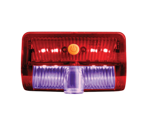9 LED Interior Door Light With American Flag Courtesy Projector Light For 2006+ Kenworth & Peterbilt Trucks