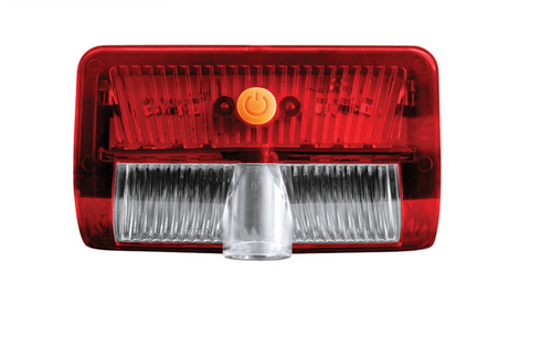 9 LED Interior Door Light With American Flag Courtesy Projector Light For 2006+ Kenworth & Peterbilt Trucks