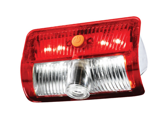 9 LED Interior Door Light With American Flag Courtesy Projector Light For 2006+ Kenworth & Peterbilt Trucks