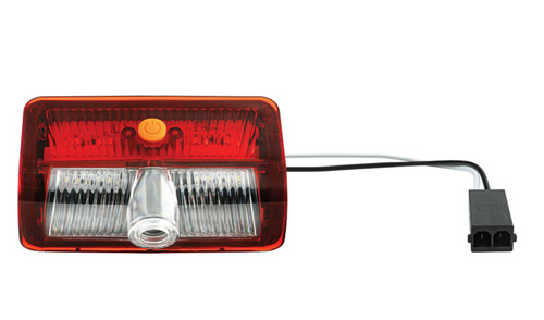 9 LED Interior Door Light With American Flag Courtesy Projector Light For 2006+ Kenworth & Peterbilt Trucks