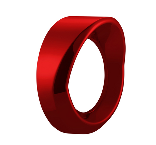 Candy Color Small Gauge Cover With Visor-Candy Red