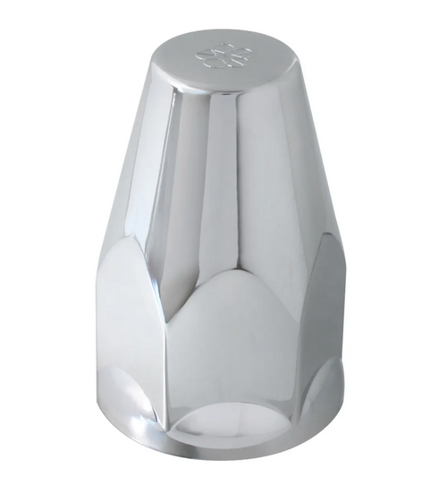 Push-On Classic Chrome Plastic 33mm Lug Nut Cover 33mm x 3-1/4"