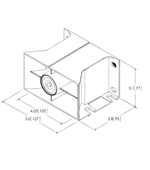 ECCO 300 Series 12V-24V 87/112 dB Self Adjusting / Dual Function Back-Up Alarm