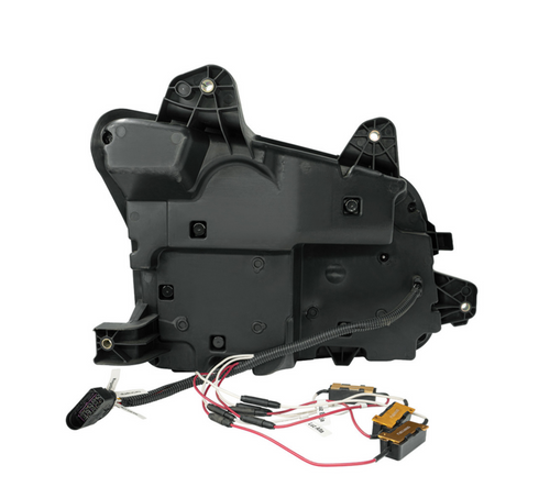 High Power LED Chrome Headlight With LED Turn Signal & Light Bar For 2015-2025 Kenworth T880-Driver