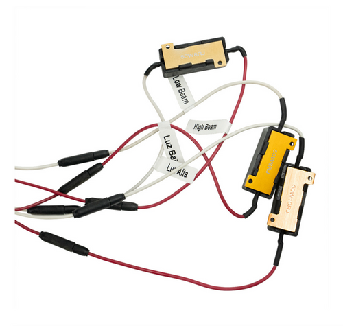 High Power LED Chrome Headlight With LED Turn Signal & Light Bar For 2015-2025 Kenworth T880-Driver