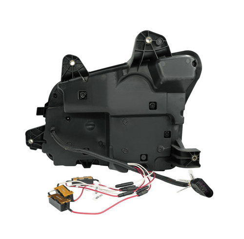 High Power LED Chrome Headlight With LED Turn Signal & Light Bar For 2015-2025 Kenworth T880-Passenger