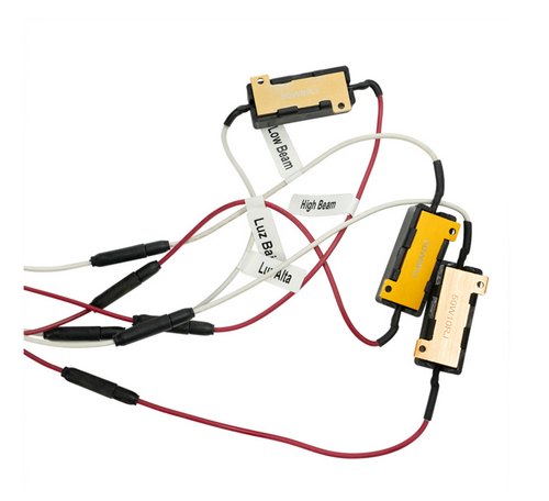 High Power LED Chrome Headlight With LED Turn Signal & Light Bar For 2015-2025 Kenworth T880-Passenger