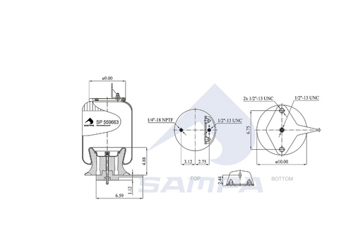 Trailer Air Spring Bag