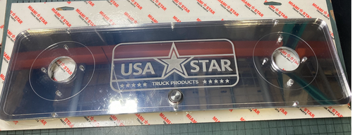 Red Interior Sleeper Dome Light Bracket For Watermelon Light Fits Peterbilt 378,379 1990-2004