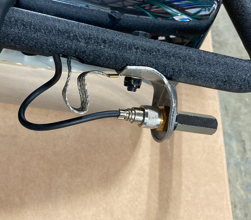 Complete Mirror Assembly with Black Heated Arm fits International Durastar 4200, 4300, 4400 Trucks