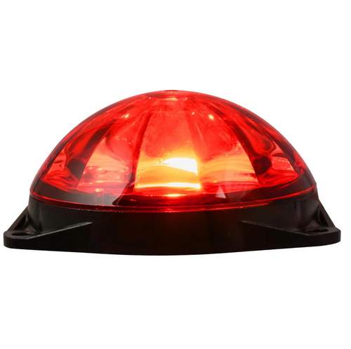 Descontinued. Red/Red Mini Super Star Watermelon Surface Mount LED Sealed Light