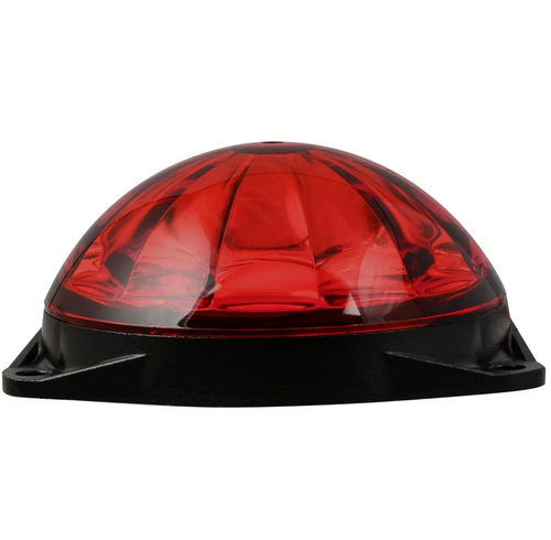 Descontinued. Red/Red Mini Super Star Watermelon Surface Mount LED Sealed Light