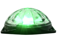 Green/Clear Mini Super Star Watermelon Surface Mount LED Sealed Light