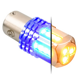 Amber/Blue 1157 Dual Color LED Bulb 1pc/Pack