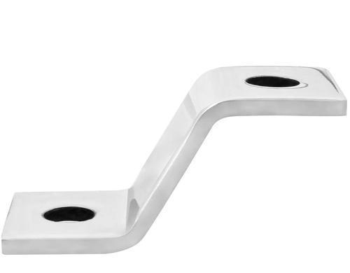 Small Heavy Duty Angled Z Shape Mounting Bracket S.S.