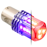 Red/Purple 1157 Dual Color LED Bulb ( Pair )