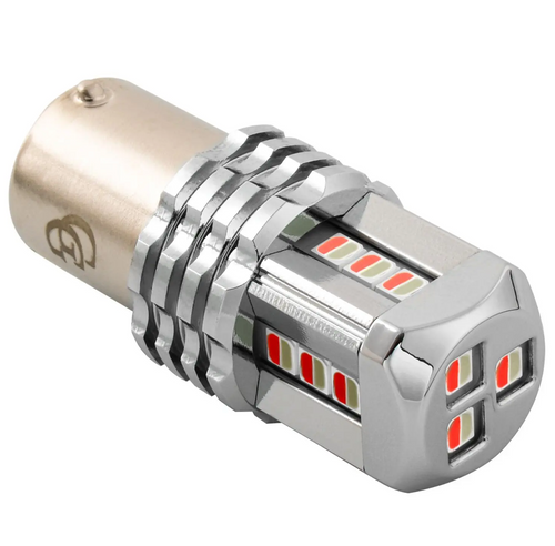 White/Purple 1157 Dual Color LED Bulb White Primary