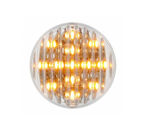 13 LED 2-1/2" Round Light (Clearance/Marker) - Amber LED/Clear Lens