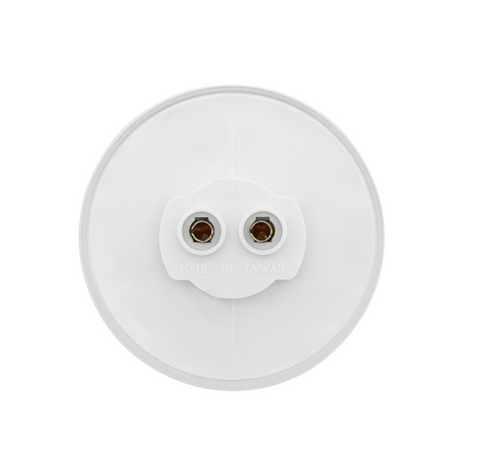 9 LED 2-1/2" Round Pure Reflector Light (Clearance/Marker) - Red LED/Clear Lens