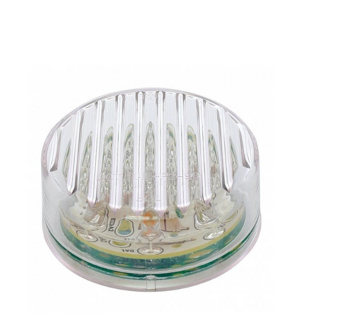 13 LED 2-1/2" Round Light (Clearance/Marker) - Red LED/Clear Lens