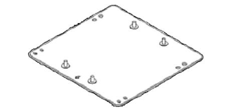 Seat Adapter Plate fits International Class 8 2001and Newer Standard Base Prostar, Lonestar, Durastar, Workstar, Terrastar