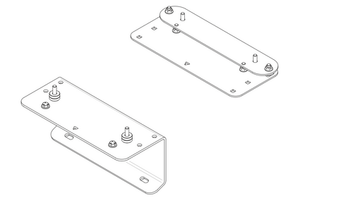 Seat Adapter fits Freightliner M2curved mounting plate bolts directly to cab (Heritage Lo seat)