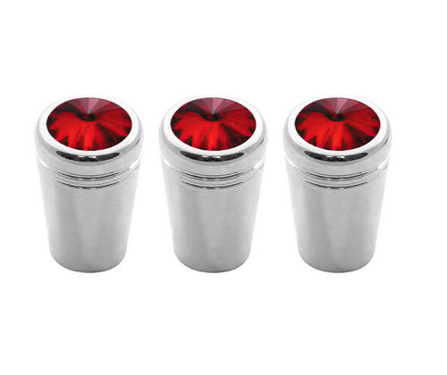 Mini Toggle Switch Extension With Red Crystal For Kenworth (Card of 3)