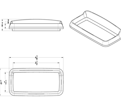 Center Dash Instrument Bezel With Visor For 2006+ Peterbilt 379, 389, 388, 387, 386, 384, and various other models