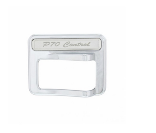 Chrome Rocker Switch Cover For Peterbilt 579 (2013-2019) & 567 (2014-2018)- PTO Control