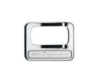 Chrome Plastic Rocker Switch Cover With Stainless Plaque For Peterbilt - Axle Differential