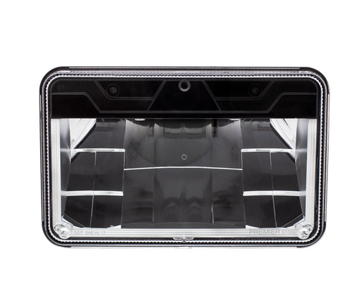 ULTRALIT - High Power LED 4" X 6" High Beam Headlight With Polycarbonate Lens & Housing