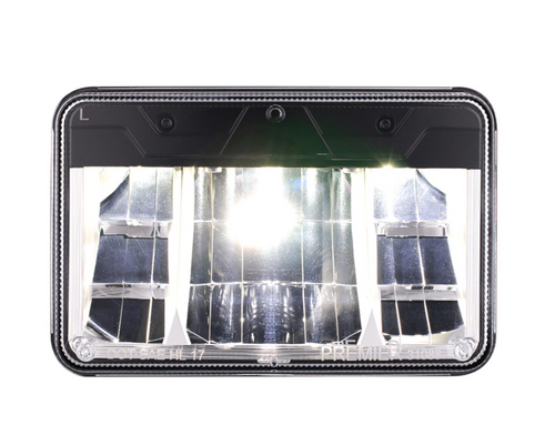 ULTRALIT - High Power LED 4" X 6" Low Beam Headlight With Polycarbonate Lens & Housing