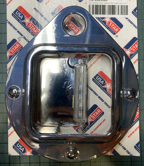 Door Handle Cover Peterbilt W/6 Green LEDs Driver*