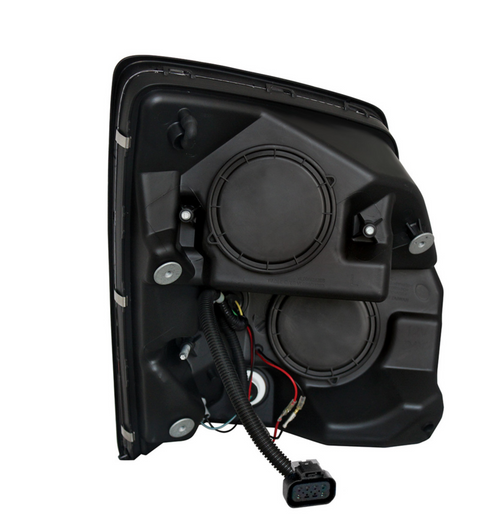 Blackout Projection Headlight With White LED Light Bar For 2003-2017 Volvo VN/VNL - Driver