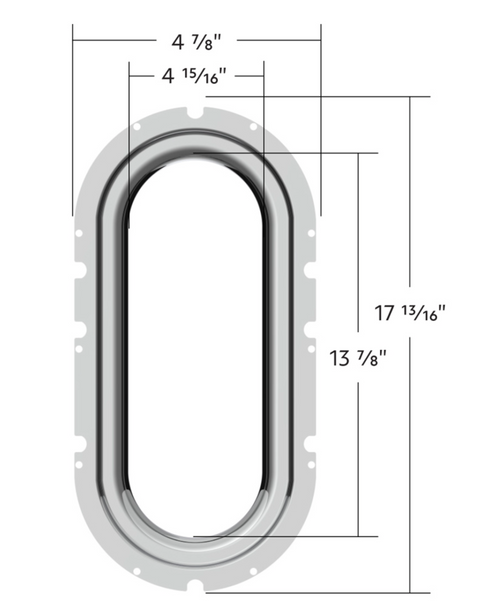 Peterbilt Interior View Window Trim 2005 & older Fits Peterbilt