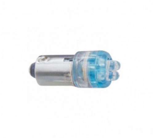 4 Micro LED 1893 Type Bulb - Blue(2-Pack) 1893, 1893LL, 1893-2PK, T3.25, BA9S